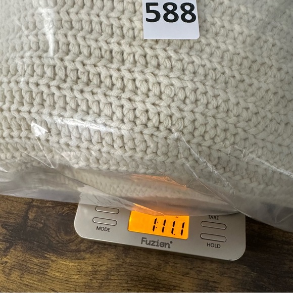 Free People Ivory Knit Sweater Size Small Oversized Crop - Picture 10 of 10